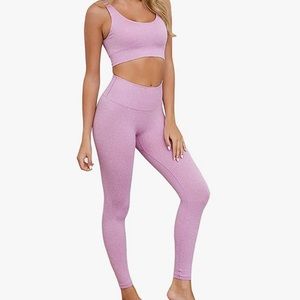 Amazon | Purple Seamless Workout Set | Size Small
